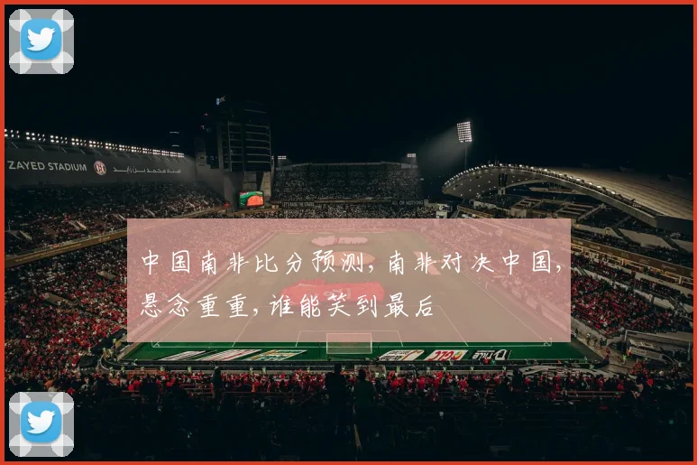 中国南非比分预测,南非对决中国,悬念重重,谁能笑到最后